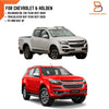 Holden Colorado, Trailblazer 4 x Black Aluminium Wheel Center Cap Trim (17-22)