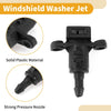 Kia Ceed, Rio Windshield Washer Nozzles  Black (2011-2018)