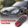 Porsche Cayenne Panamera Macan Red Remote Key Fob Case Cover (2011-2023)