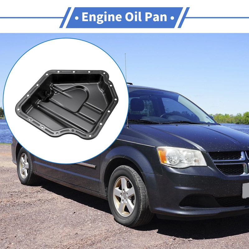 Dodge Grand Caravan 2011-2020 - 1 x Iron Black Engine Oil Pan