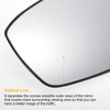 Ford S-MAX Left Side White Heated Mirror Glass (2015-2023)
