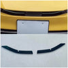 Toyota Prius 2 x Steel Fiber Front Upper Grille Frame Cover Trim (2023-2024)