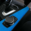 BMW 3 / 4 Series (2013-2019) Blue Leather Center Console Panel Cover