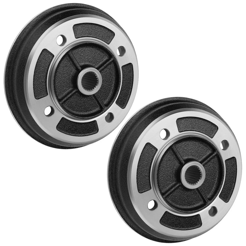 Kawasaki KAF620 KAF950 Mule 2 x Front Wheel Brake Drum Hub (1993–2001)