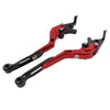 Yamaha XMAX 125 / 250 / 300 / 400 CNC Red Extendable Brake Clutch Levers (15-22)