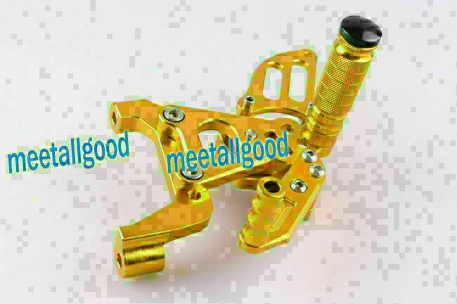 DUCATI 1199 Motorcycle Rearset Gold Adjustable Footpegs (2012-2014)