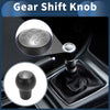 Honda Fit (2002-2008) - Plastic Black Titanium Tone 5 Speed Gear Shift Knob