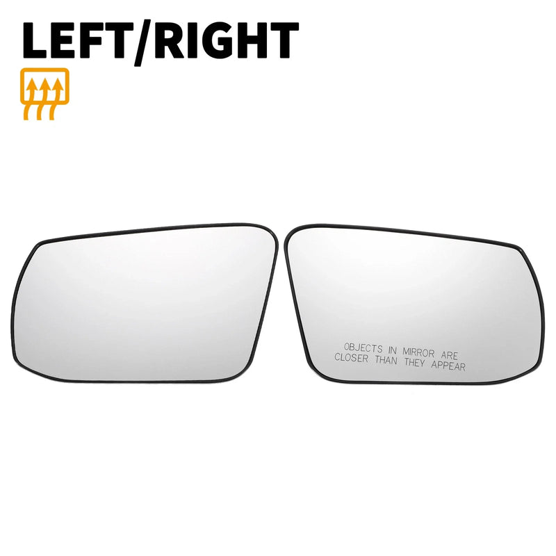 Nissan Altima Sentra Left Right White Mirror Glass Pair w/ Back Heated
