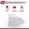 Toyota Corolla Pearl White Exterior Door Handle Cover Trim (2014-2018)