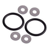 4x Black JDM Aluminum Quick Release Bumper Fasteners