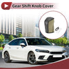 Honda Crider (2019-2022) Beige Leather Car Gear Shift Knob Cover 1 Pc