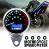 Motorcycle Universal Digital LED Speedometer Odometer Gauge (0-160 KM/H)