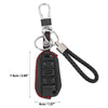Peugeot 508, Citroen C6 Leather Remote Key Fob Cover Case (2008-2018)