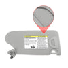 Nissan Altima Left Driver Side Grey Sunvisor (2013-2018)