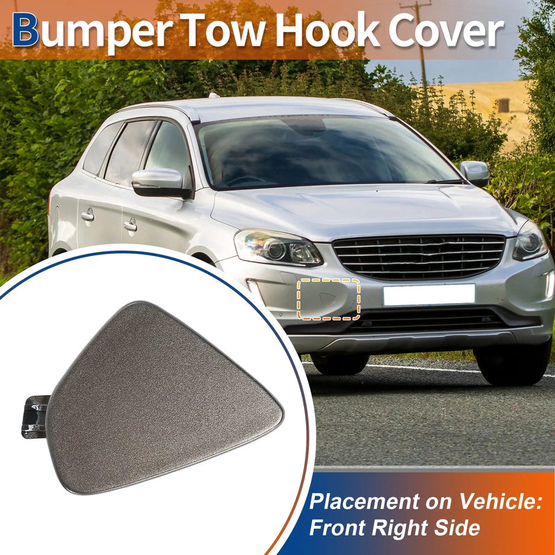 Volvo XC60 (2014-2017) Dark Gray Front Right Tow Hook Cover