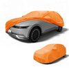 Hyundai Ioniq 6 (2023) - Orange Cotton with Zipper Waterproof All Weather Car Cover