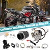 GY6 50CC 49CC 80C Black Silver Tone Carburetor / 1 Set / Motorcycle