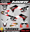 Honda CRF 450 EURO RED Graphics Custom Sticker Kit (2017-2020)