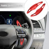 Hyundai Elantra Sport (2017-2019) Aluminum Red Steering Wheel Paddle Set