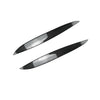 VW GOLF 4 MK4 Headlight Eyelid Covers 2 x Carbon Fiber Look (1997-2006)