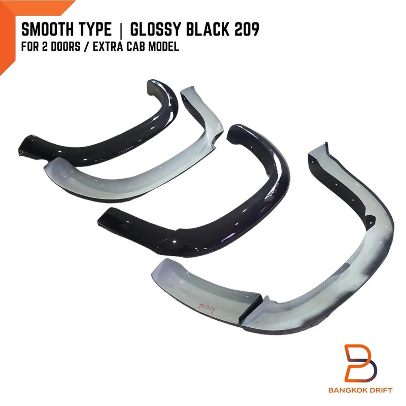 Toyota Hilux Glossy Black  Fender Flares (1997-2005)