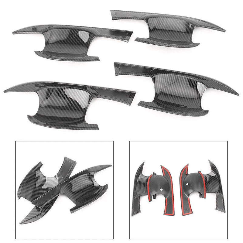 Mitsubishi Eclipse Cross Carbon Fiber Door Handle Bowl Cover Trim (2018)