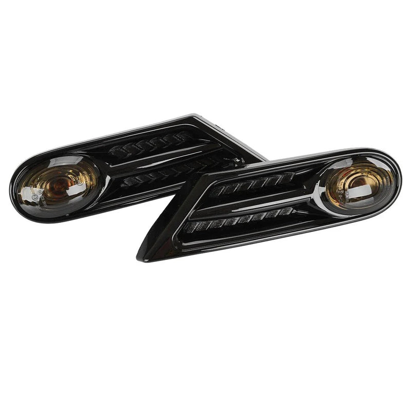 07-13 MINI COOPER R56 R57 R58 R59 Smoke Lens Amber LED Side Marker Lights