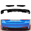 BMW 3-Series F30 F31 F35 M-Sport Rear Bumper Splitter Lip Set (2012-2019)