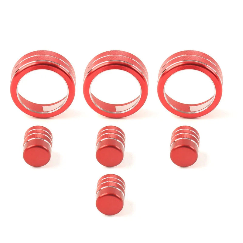 Honda Civic 2022+ CRV 2023-2024 Red 7x Switch Knob Ring Cover Trim