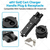 Yamaha G19, G22 48V Golf Cart Charger Handle Plug & Receptacle (2007-2016)