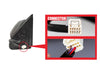 Toyota Hilux 1kd RH Side View Mirror 3 Wires (2015-2020)