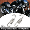 Universal Motorcycle 2 x Exhaust Pipe Spring 43mm 1.69in