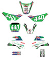 Kawasaki KDX 50 Custom Sticker Kit Aussie Pride Decals Graphics
