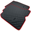Ferrari California T (2015-2018) - AutoWin Brand Red Trim Leather Floor Mats