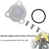 Yamaha Banshee 350 Neutral Safety Switch Block Off Plate (87-06)