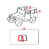 Toyota Land Cruiser J40 BJ46 HJ47 1969-1986 Rear Side Window Corner Weatherstrip