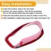 Jeep Renegade (2015-2023) - 4 x Pink ABS Interior Door Handle Bowl Cover Trim