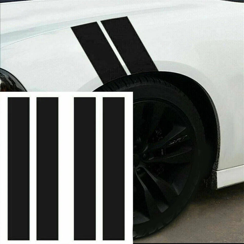 Dodge Challenger Charger Durango Car Hood Fender Stripe Decal Stickers