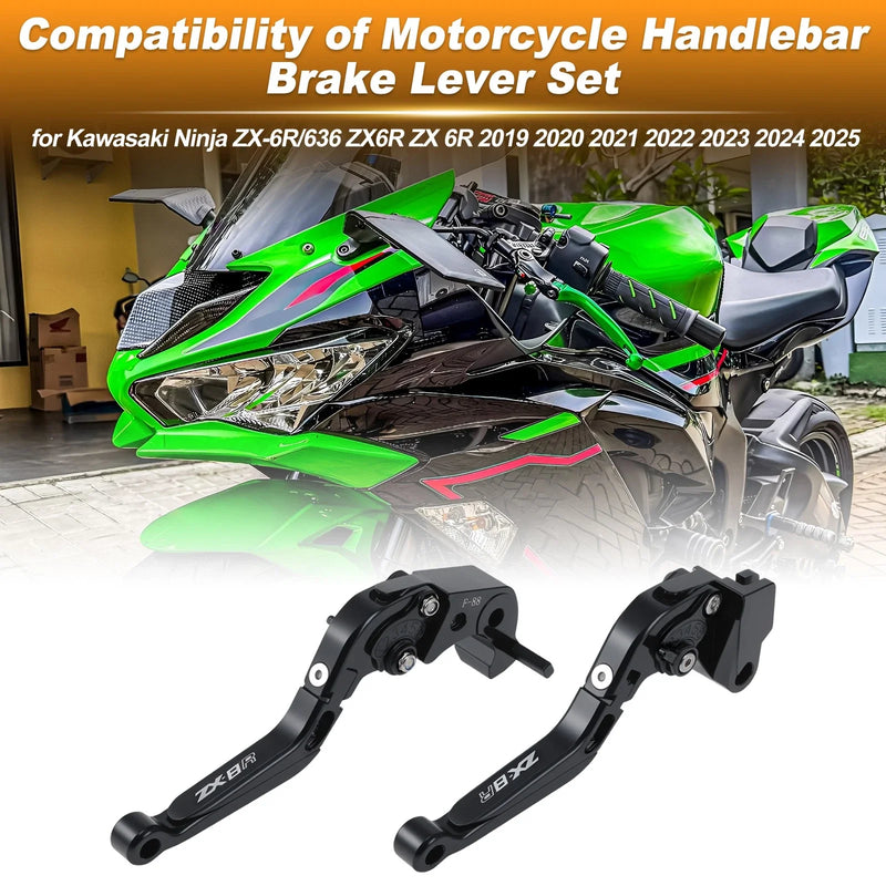 Kawasaki Ninja ZX6R 636 1 pair Motorcycle Brake Clutch Levers (2019–2025)
