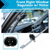 Renault Trafic Front Right Window Regulator w/ Motor (2004-2014)