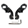 Harley 1 1/4'' Adjustable Engine Guards Footpeg Short Angled