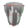 Aprilia RS125 Windscreen Windshield Deflector (2006-2010)