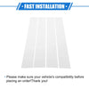 Dodge Ram 1500 (2009-2010) Silver Tone 4 x Pillar Door Window Trim Covers