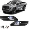 GMC Canyon LED Fog Lights with Wire Harness & Switch (2004-2012)