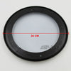 2pcs 6.5" Speaker Cover Coaxial Steel Mesh Grills Gold Woofer White Frame 20CM