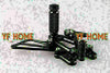 Honda CBR 600RR Black Motorcycle Rearsets Foot Pegs (2007-2014)