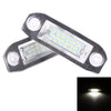 Volvo V70, CX60 2 x White LED License Plate Lights (2000-2013)