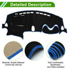 Nissan Juke F15 2011-2019 Sun Protector Black Blue Dashboard Cover Mat