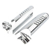 Harley Touring FLHT Chrome Fork Lower Leg Deflectors (2000-2013)