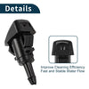 Subaru Windshield Washer Nozzle & Gasket, Fluid Hose (2008-2014)